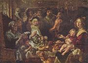 Jacob Jordaens As the Old Sing oil painting